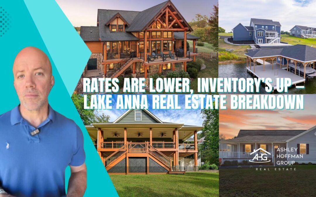 Lake Anna real estate update with local agent and waterfront homes collage